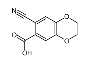 1,4-Benzodioxan-6-carboxylic acid,7-cyano- (6CI)结构式