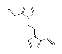 1,1'-(1,2-Ethylen)bis(2-pyrrolcarbaldehyd) Structure