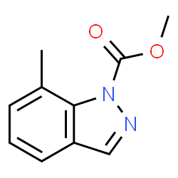 1-Isoindazolecarboxylic acid,7-methyl-,methyl ester (3CI) Structure