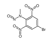 4-bromo-N-methyl-2,6-dinitro-N-nitroso-aniline结构式