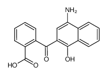 2-(4-amino-1-hydroxy-[2]naphthoyl)-benzoic acid结构式
