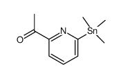 2-acetyl-6-(trimethylstannyl)pyridine结构式
