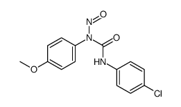 3-(4-chlorophenyl)-1-(4-methoxyphenyl)-1-nitrosourea结构式