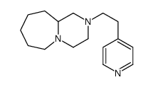 2-(2-pyridin-4-ylethyl)-3,4,6,7,8,9,10,10a-octahydro-1H-pyrazino[1,2-a]azepine Structure