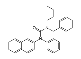 1-benzyl-1-butyl-3-naphthalen-2-yl-3-phenylurea Structure