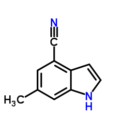 6-Methyl-1H-indole-4-carbonitrile Structure