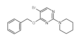 4-(Benzyloxy)-5-bromo-2-(piperidin-1-yl)pyrimidine picture