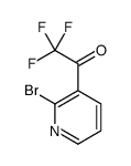 1-(2-BROMO-PYRIDIN-3-YL)-2,2,2-TRIFLUORO-ETHANONE structure