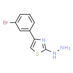 4-(3-BROMOPHENYL)-2(3H)-THIAZOLONE HYDRAZONE结构式