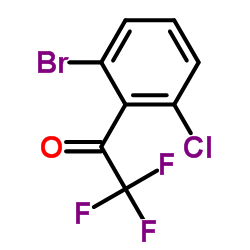 2'-BROMO-6'-CHLORO-2,2,2-TRIFLUORO ACETOPHENONE structure