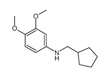 CYCLOPENTYLMETHYL-(3,4-DIMETHOXY-PHENYL)-AMINE Structure