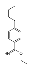 4-BUTYL-BENZIMIDIC ACID ETHYL ESTER structure