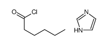 hexanoyl chloride,1H-imidazole Structure