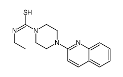 N-ethyl-4-quinolin-2-ylpiperazine-1-carbothioamide结构式