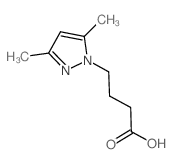 4-(3,5-dimethyl-1H-pyrazol-1-yl)butanoic acid(SALTDATA: FREE) structure