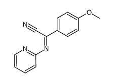 (4-Methoxy-phenyl)-[(Z)-pyridin-2-ylimino]-acetonitrile结构式