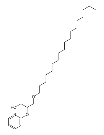 3-octadecoxy-2-pyridin-2-yloxypropan-1-ol结构式