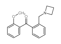 2-AZETIDINOMETHYL-2'-METHOXYBENZOPHENONE structure