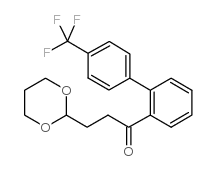 3-(1,3-DIOXAN-2-YL)-2'-[(4-TRIFLUOROMETHYL)PHENYL]PROPIOPHENONE结构式