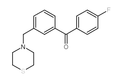 4'-FLUORO-3-THIOMORPHOLINOMETHYL BENZOPHENONE图片