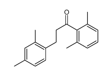 2',6'-DIMETHYL-3-(2,4-DIMETHYLPHENYL)PROPIOPHENONE structure