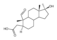 1H-Benz[e]indene-7-aceticacid, 6-formyldodecahydro-3-hydroxy-3,3a,6-trimethyl-,(3S,3aS,5aS,6S,7S,9aS,9bS)- picture