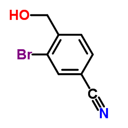 3-Bromo-4-(hydroxymethyl)benzonitrile picture
