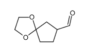 1,4-Dioxaspiro[4.4]nonane-7-carboxaldehyde结构式