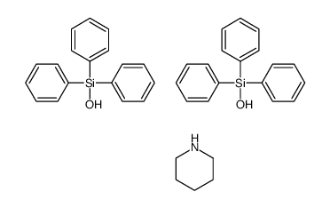 hydroxy(triphenyl)silane,piperidine Structure