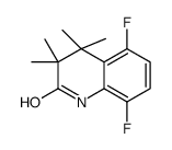 5,8-difluoro-3,3,4,4-tetramethyl-1H-quinolin-2-one结构式