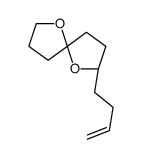 (2S)-2-but-3-enyl-1,6-dioxaspiro[4.4]nonane Structure