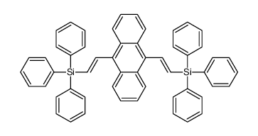 triphenyl-[2-[10-(2-triphenylsilylethenyl)anthracen-9-yl]ethenyl]silane Structure