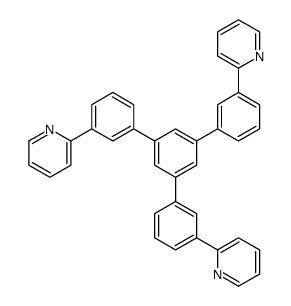 2-[3-[3,5-bis(3-pyridin-2-ylphenyl)phenyl]phenyl]pyridine结构式