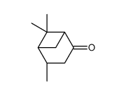 (1S,2S,5S)-2,6,6-trimethylbicyclo[3.1.1]heptan-4-one结构式