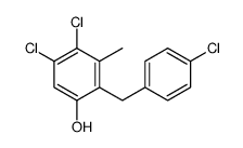 4,5-dichloro-2-[(4-chlorophenyl)methyl]-3-methylphenol Structure