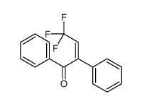 4,4,4-trifluoro-1,2-diphenylbut-2-en-1-one结构式