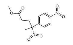 methyl 4-nitro-4-(4-nitrophenyl)pentanoate Structure