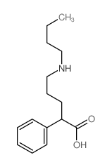 5-butylamino-2-phenyl-pentanoic acid Structure