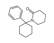 1-(1-phenylcyclohexyl)piperidin-2-one结构式