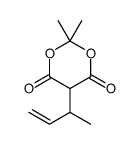 5-but-3-en-2-yl-2,2-dimethyl-1,3-dioxane-4,6-dione Structure