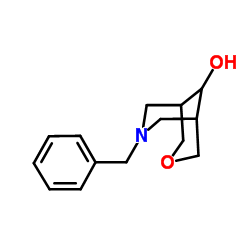 (1R,5S,9r)-7-benzyl-3-oxa-7-azabicyclo[3.3.1]nonan-9-ol Structure