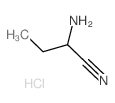 2-氨基丁腈单盐酸盐结构式