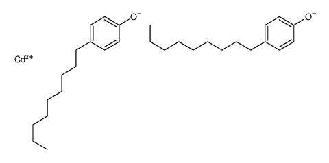 cadmium bis(p-nonylphenolate) structure