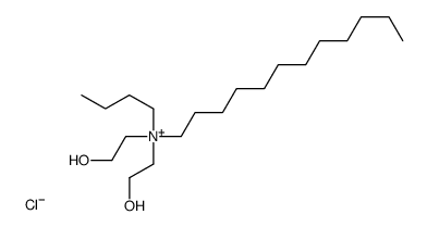 butyldodecylbis(2-hydroxyethyl)ammonium chloride structure