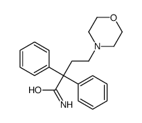 4-morpholin-4-yl-2,2-diphenylbutanamide结构式