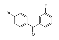 (4-bromophenyl)-(3-fluorophenyl)methanone结构式