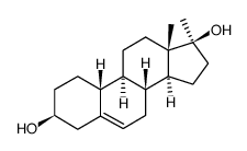 17-methyl-estr-5-ene-3β,17β-diol Structure