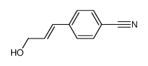 (E)-4-(3-hydroxyprop-1-enyl)benzonitrile结构式