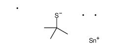 tert-butylsulfanyl(trimethyl)stannane Structure