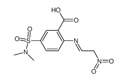 5-dimethylsulfamoyl-2-(2-nitro-ethylidenamino)-benzoic acid Structure